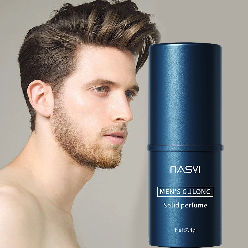 Private Label Customized Solid Perfume for Men 7.4g Portable Perfume Gel Long Lasting Fragrant GULONG Solid Balm