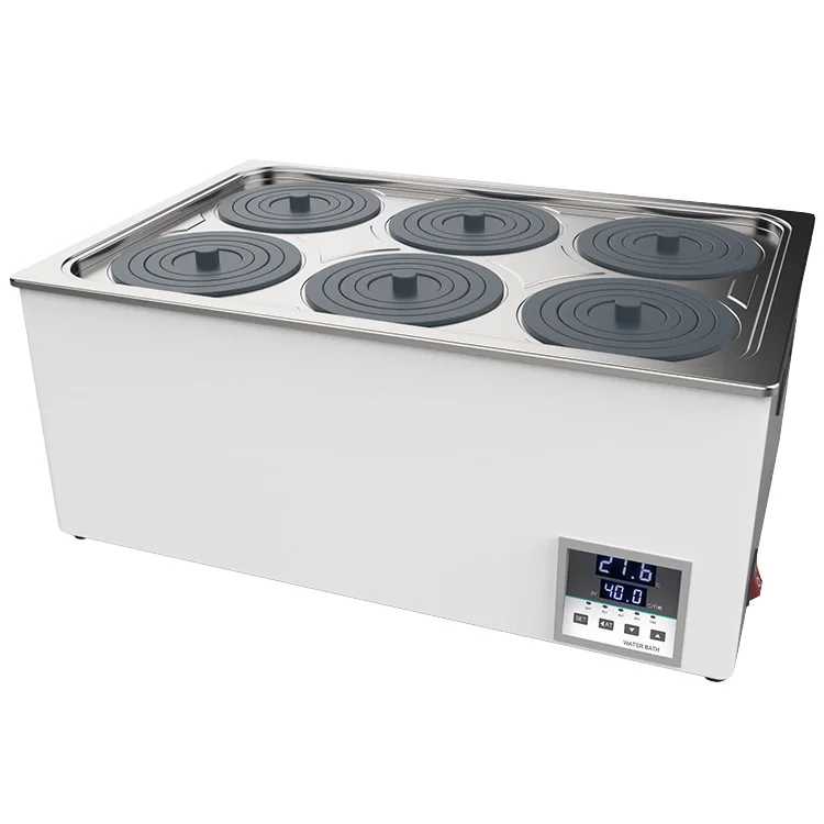 Laboratory Machine For Anti Dry Burning Heating Thermostatic Digital Water Bath Six Holes