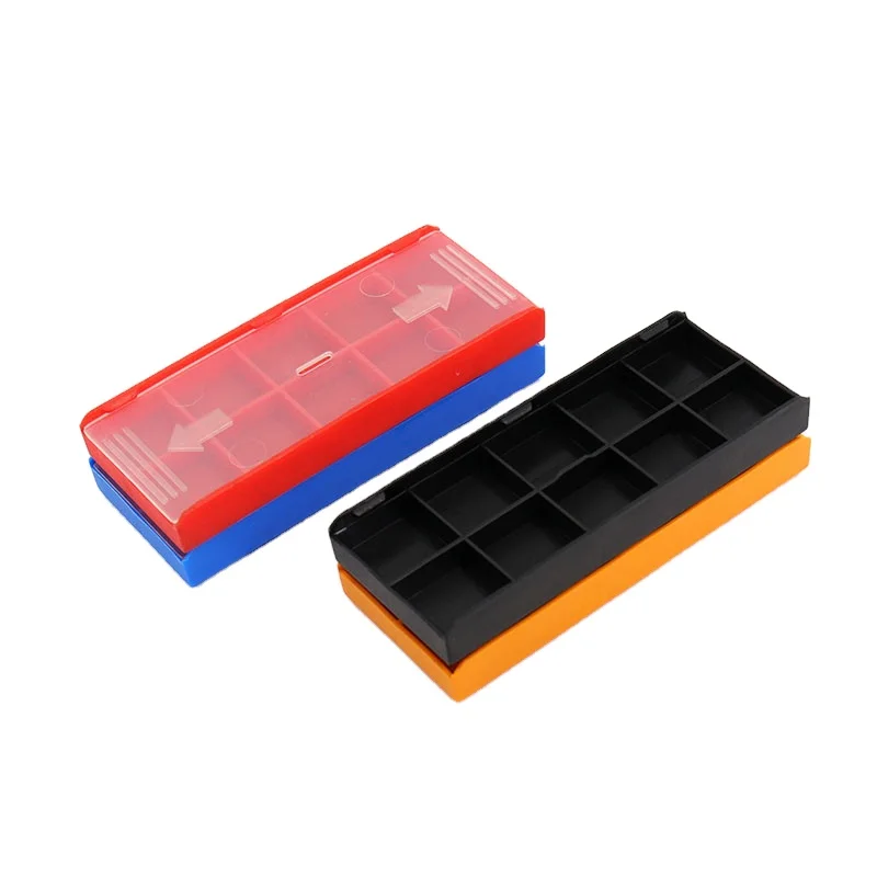 Cemented Carbide Insert Box Red/Black/Transparent Color