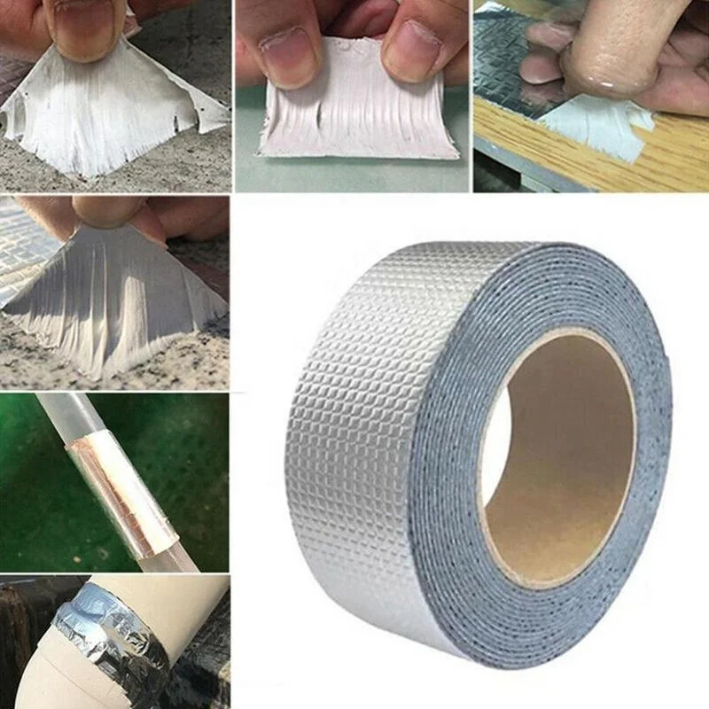Roof Self Adhesive Butyl Sealing Tape Aluminum Flashing Tape Water Proof Membrane