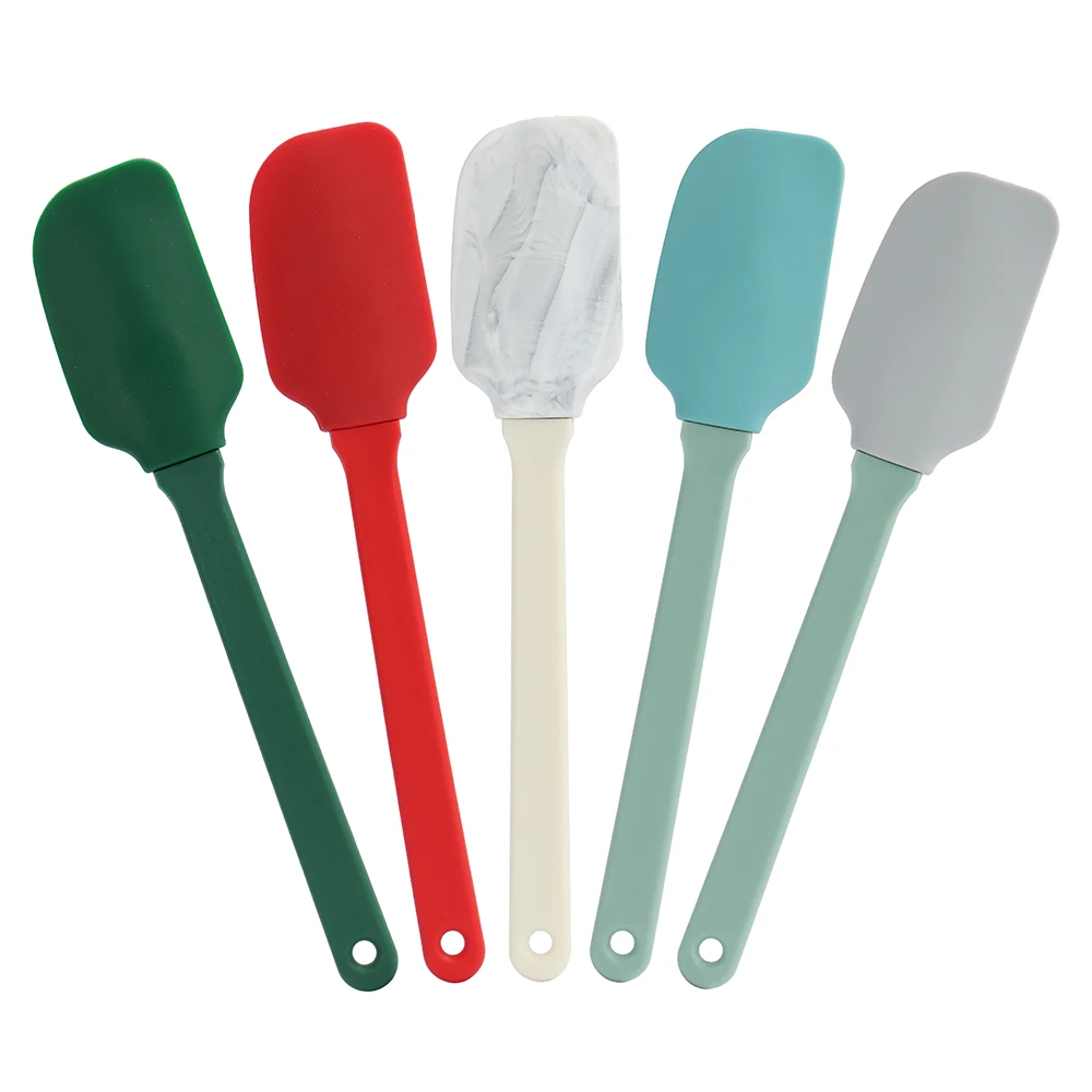 BPA Free Baking Utensils Large 10.5 inch Heat Resistant Food Grade Silicone Spatulas for Cooking and Mixing Silicone Spatula
