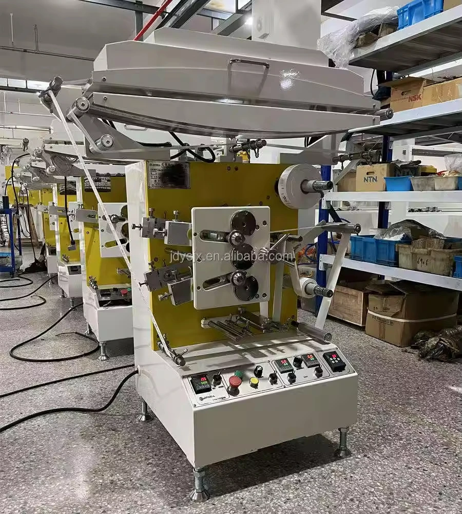 JR-1501 Wholesale Low Price 1 Color 60m/Min High Speed Small Ci Flexo Printing Machine For Paper, Cotton Tape Label