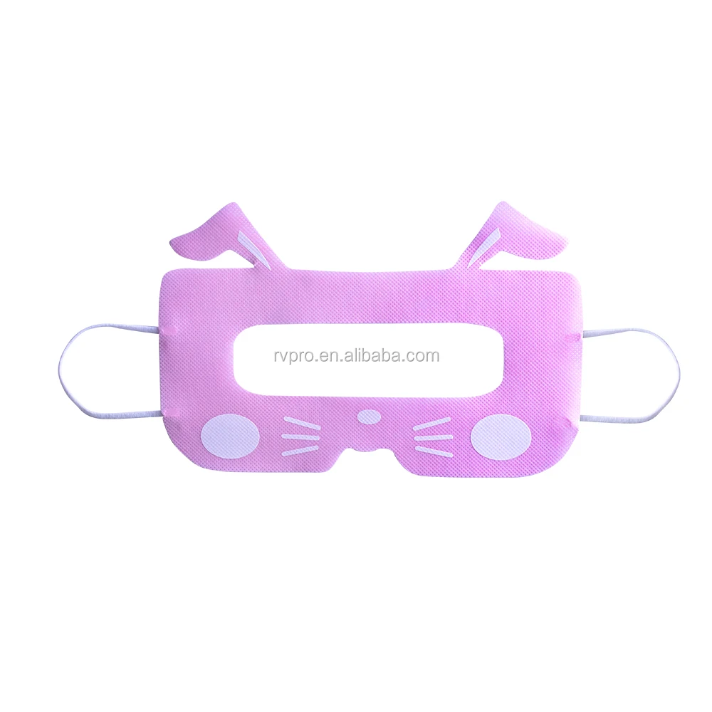 
VR Mask Disposable Eye Cover Mask for Oculus/ HTC/Gear VR, Prevent Eye Infections (Black 100 pcs) 