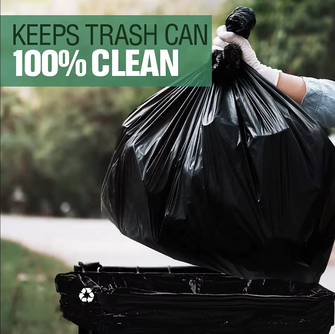 Heavy Duty Bin Liners Roll Garbage Bag Wholesale