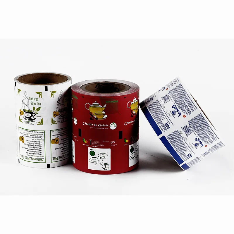 Custom Logo Fancy Tea Envelope Aluminum Foil Coffee Tea Sachet Packing Film Roll