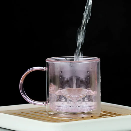 Classic Manufacture Home Coffee High Borosilicate Double Wall Glass Cup