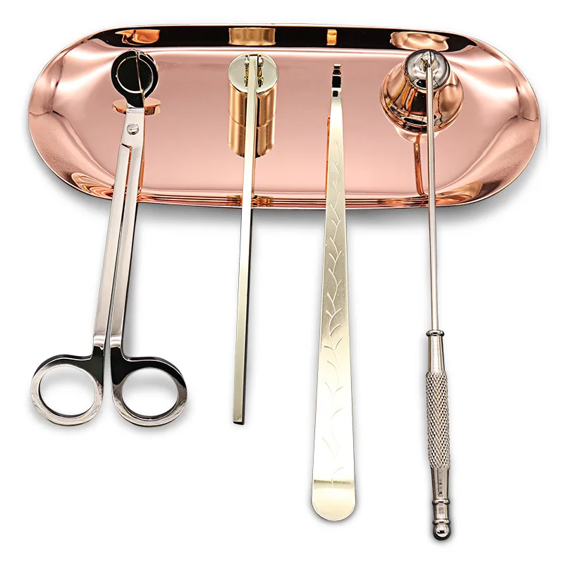Manufacturers Safely Multi-Color Stainless Steel Round Candle Scissors Wick Trimmer Forbici per candele