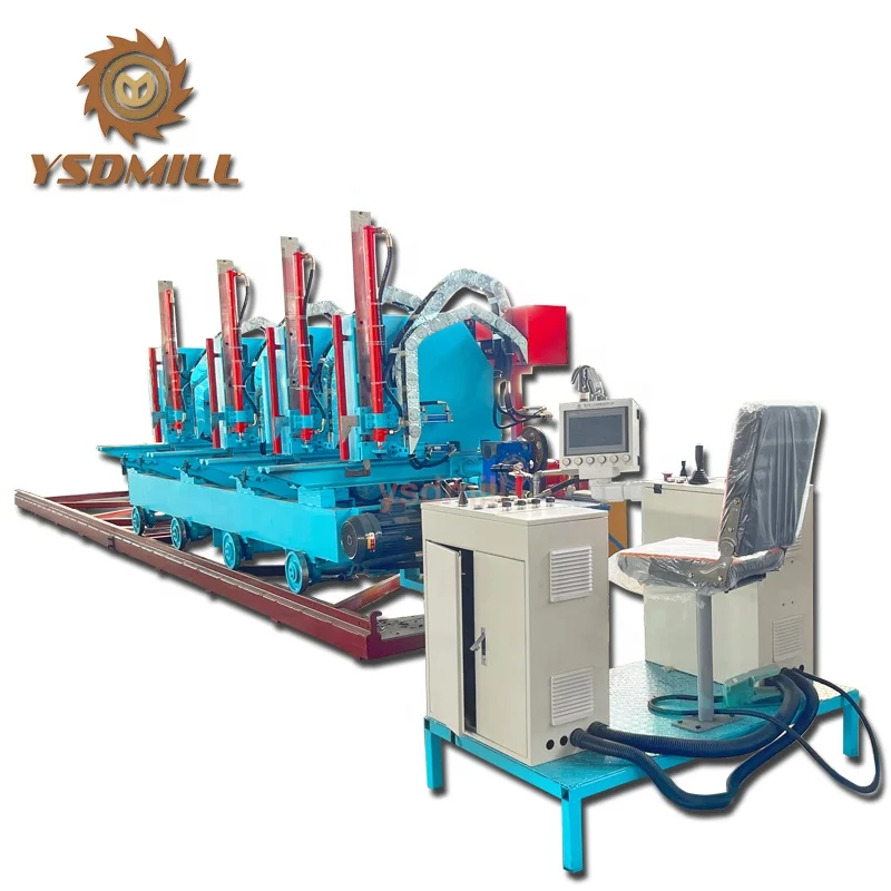 Full automatic vertical band sawmill wood with log carriage for sawmill