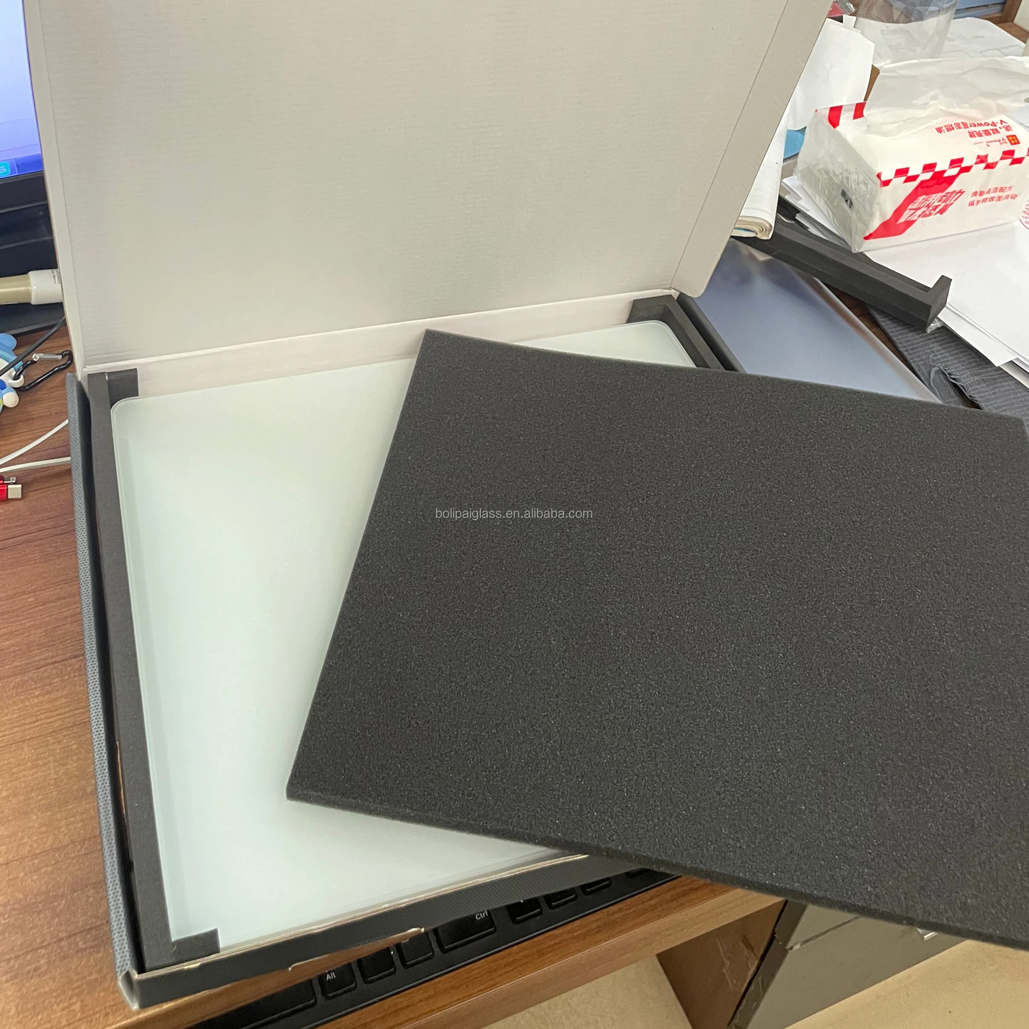 Professional custom Special Glass Surface mouse pad with Improved Precision and Speed