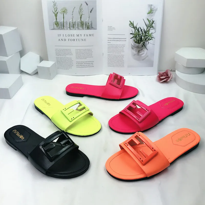 Designer luxury famous brands ladies soft women slides shoes custom slippers for women and ladies beach supplier platform sandal