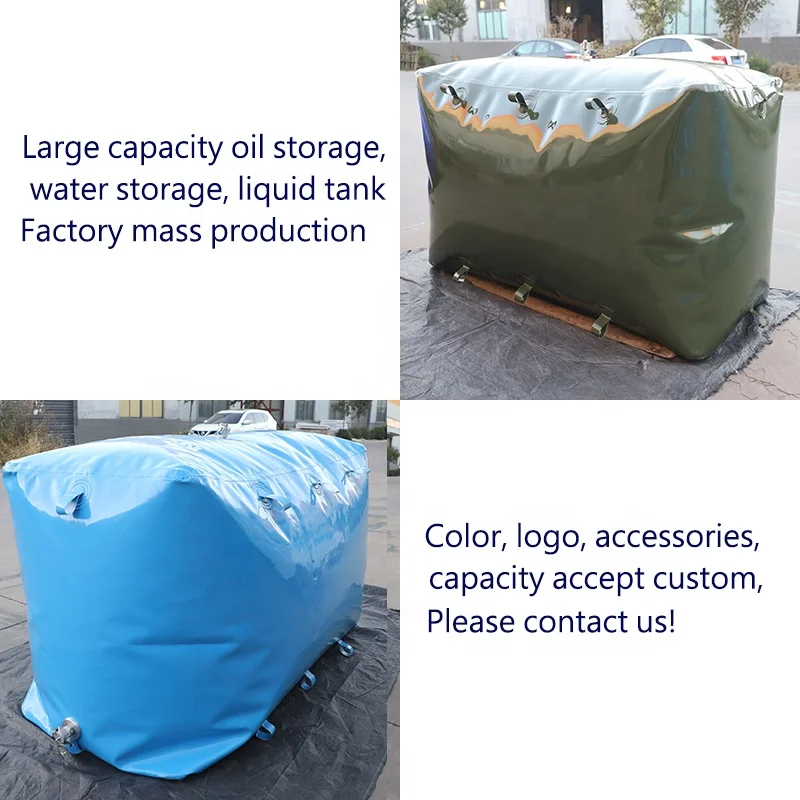 Soft Oil Tank PVC/TPU Large Capacity Foldable Oil Storage Bag Car Gasoline Diesel Thickened Bladder Tank