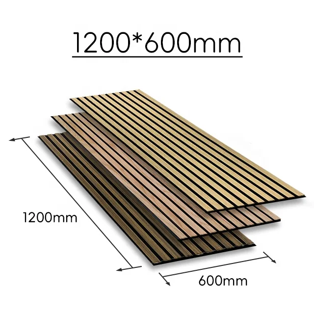 Akupanel Natural Oak wood acoustic wall panels wood panels wall decor interior ceiling panels  for music studio