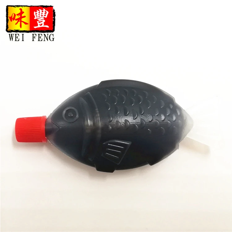 HALAL BRC HACCP Certificate Sweet Shoyu Mini Package Japanese Sushi Dipping Salsa de soja Fish Shape Soy Sauce