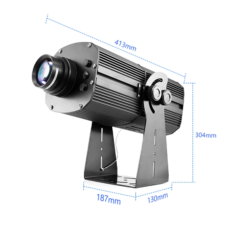YoiJoys 300WOutdoor Waterproof IP67 Big Power lights for club backlight sign led logo projector glass projector led outdoor sign