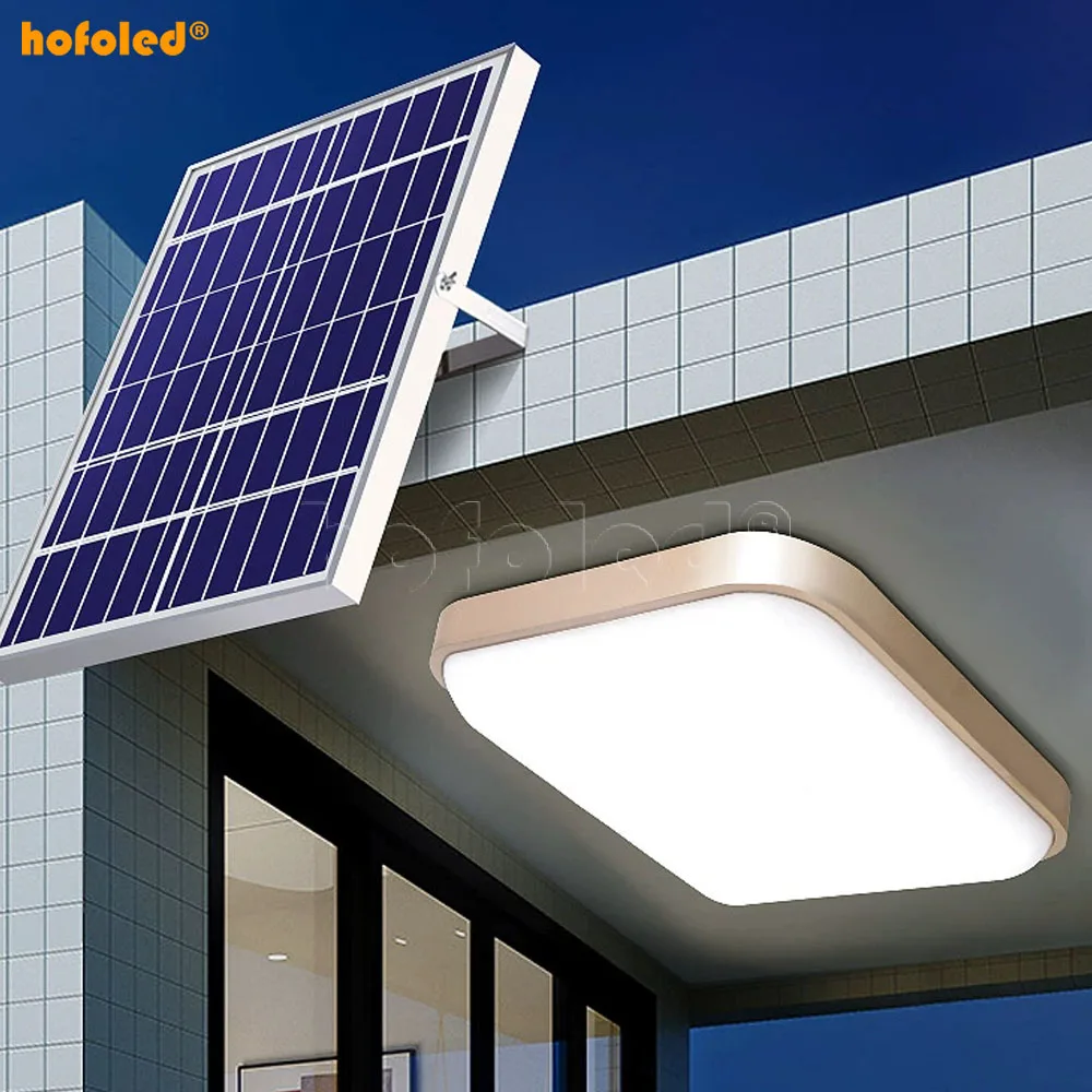 Wholesale Price Remote Control Solar Lamps Indoor 50W 100W 150W Solar Ceiling Light