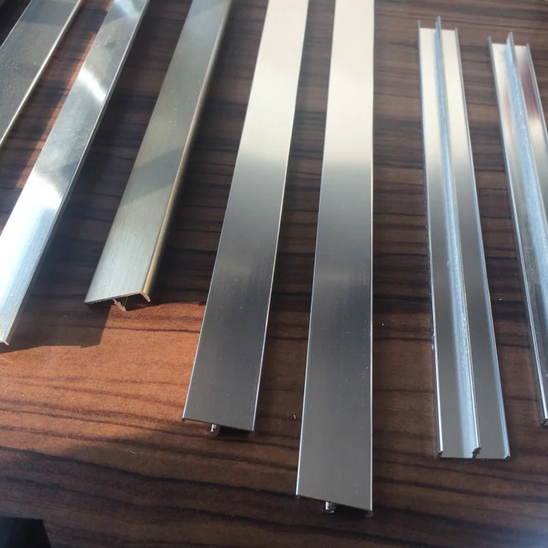 Aluminium T profile , aluminium T shape Edge binding for kitchen cabinets