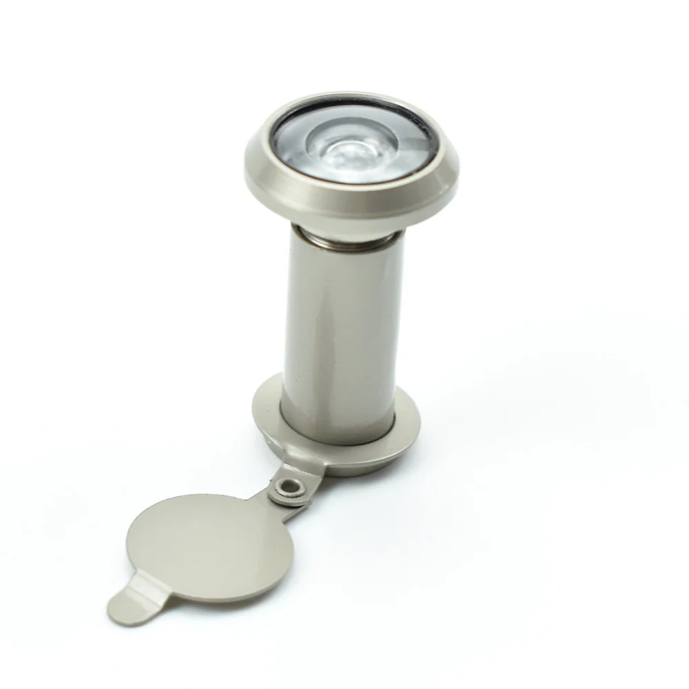 High Value Zinc Alloy Door Viewer 16mm diameter  35-60 mm 200 degree Satin Nickel Finish Door Viewers