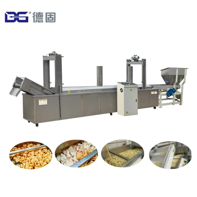 Jinan DG Cheetos Puffs Flamin Hot Cheese Flavored Snacks Extrusion Machine Maker Production Line