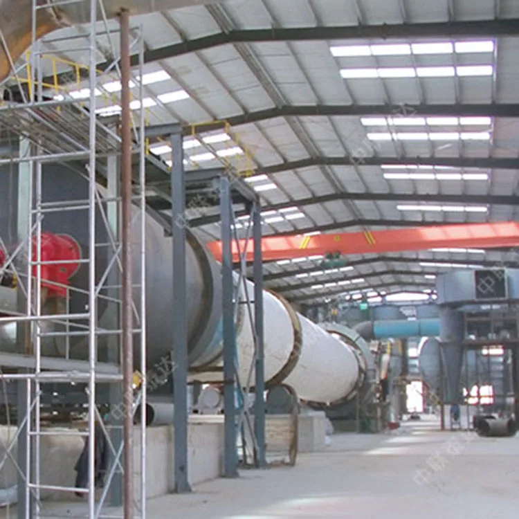 10TPH Output MGT Rotary Drum Dryer With Dispersing Lifting Plates For Drying Bentonite Clay Kaolin With Best Price