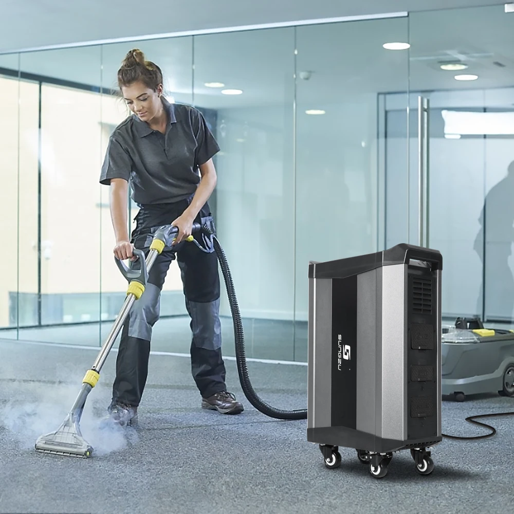 solar panels generator portable power station inside outside home for home and travel emergency power supply