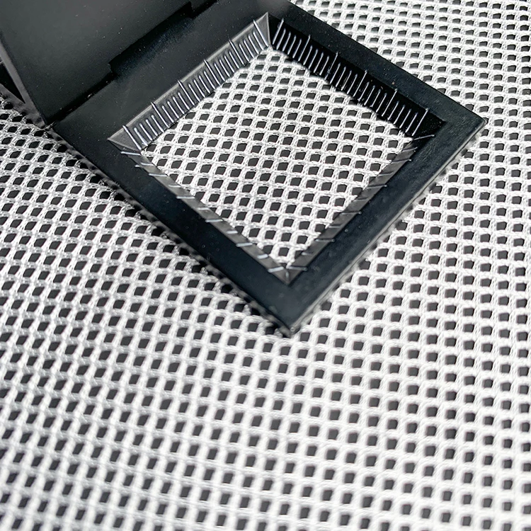 Eco-friendly glitter quadrilateral net fabric sportswear fabric garment hat lining inner