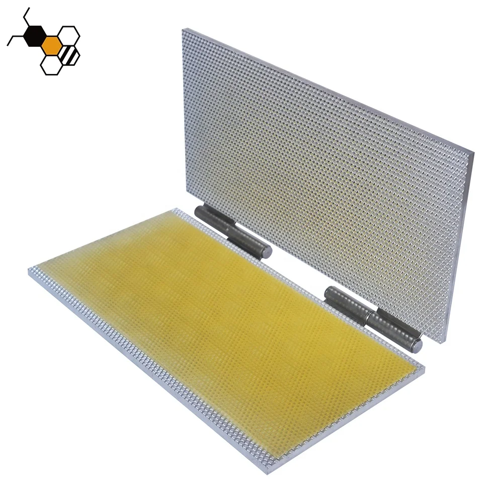 Manual Notebook Beeswax Foundation Sheet Printing Making Stamping Mold Machine For Bees Wax Sheets
