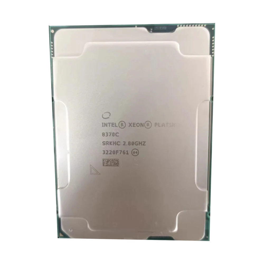 Intel Xeon Platinum 8370C 2.80GHz 4 cores 8 threads 2.8GHz main frequency 270W TDP CPU for server