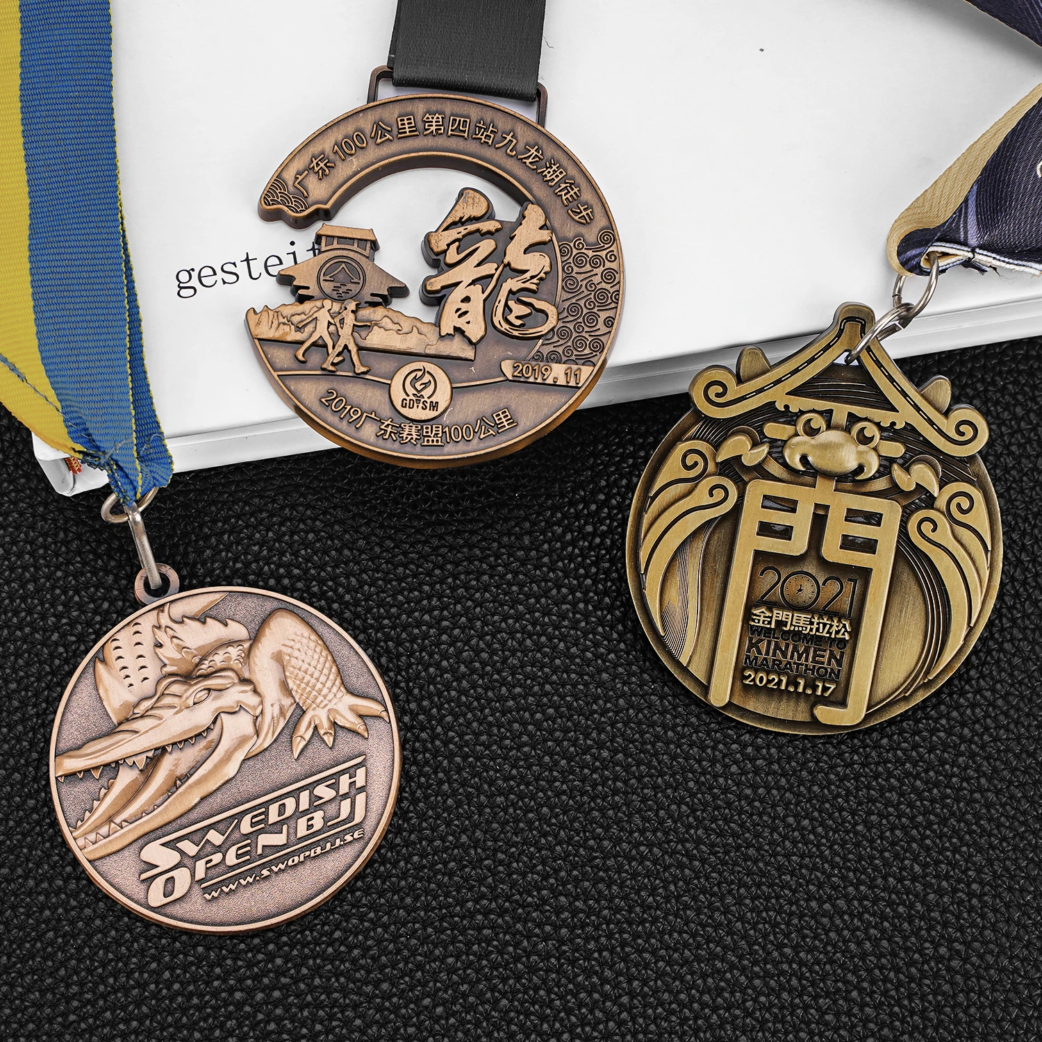 Cheap Design Your Own Blank Zinc Alloy 3D Gold Award Marathon Running Custom Metal Sport Medal