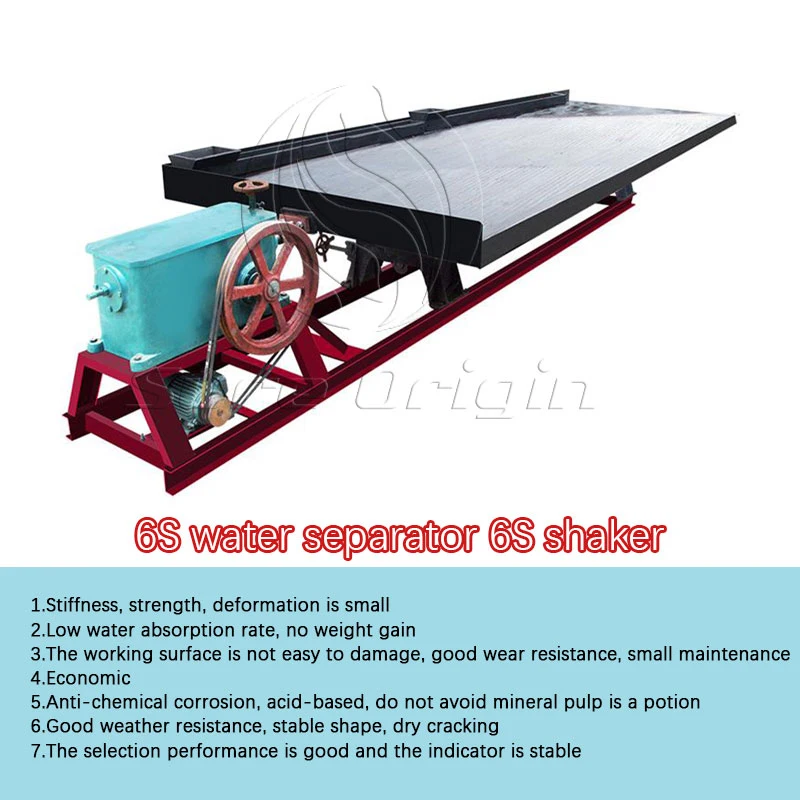 Gold mining mineral processing shaking table shaking table separator Vibration Gold Shaking Shaker Table