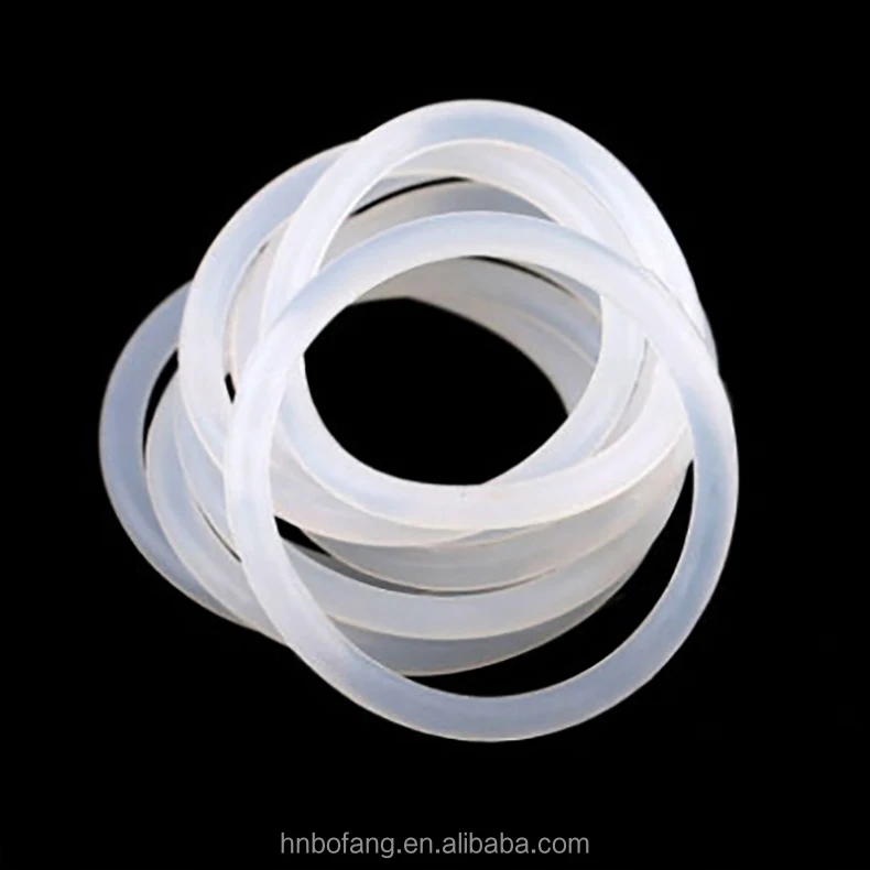 8 mm Cross Diameter Low Temperature Resistant Leak-proof Rubber Silicone O Ring