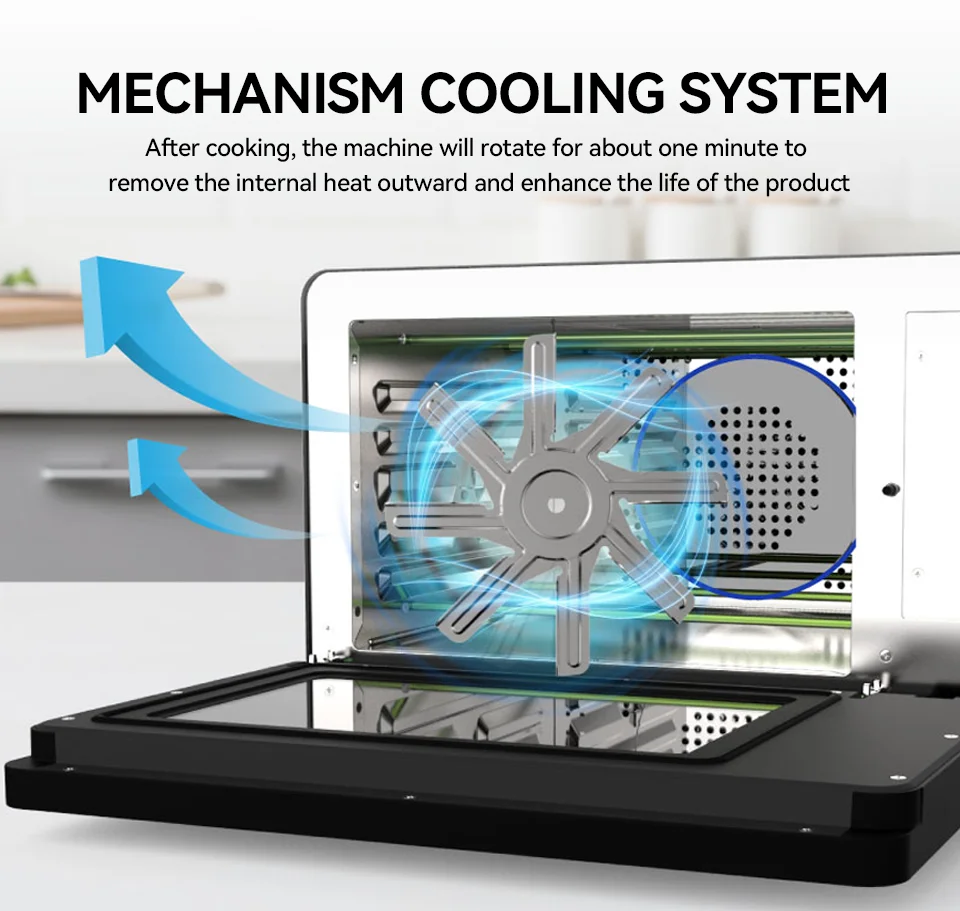 Large Capacity 22 L  Digital Panel Household Or Commercial Kitchen Electric Air Fryer Oven With 0% Oil Cooking