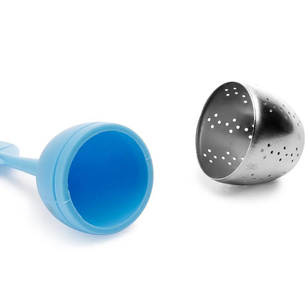 
Wholesale Food Grade Silicone And Stainless Steel Loose Leaf Tea Infuser, Tea Leaves Infuser 