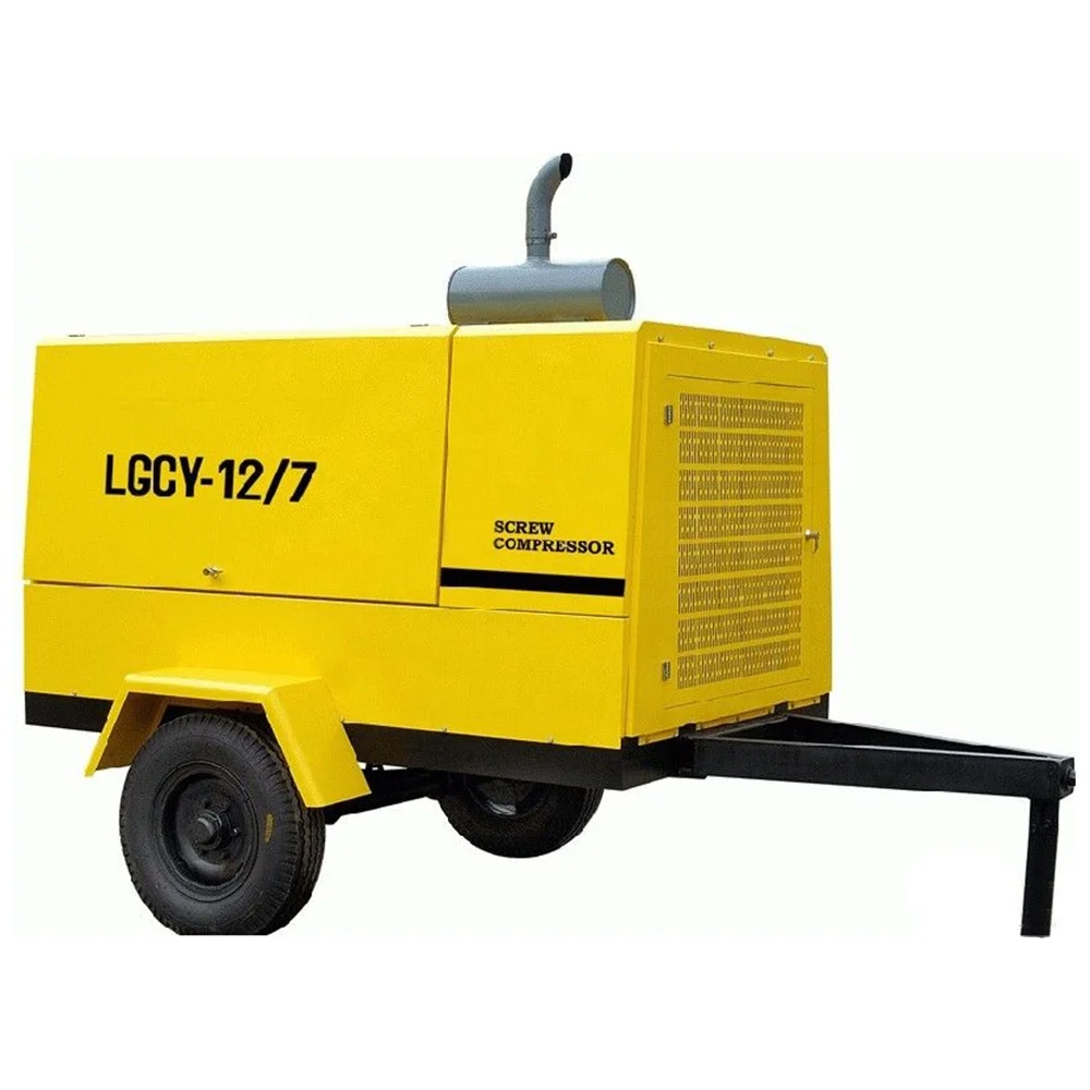 8 bar 70KW  Factory Portable Diesel Screw Air Compressor Cheap Air Compressor made in china