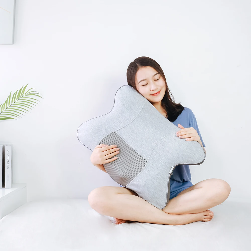 Manufacturer Comfortable Memory Foam Sleeping Pillow USB Electronic Massage Pillow for Relaxation