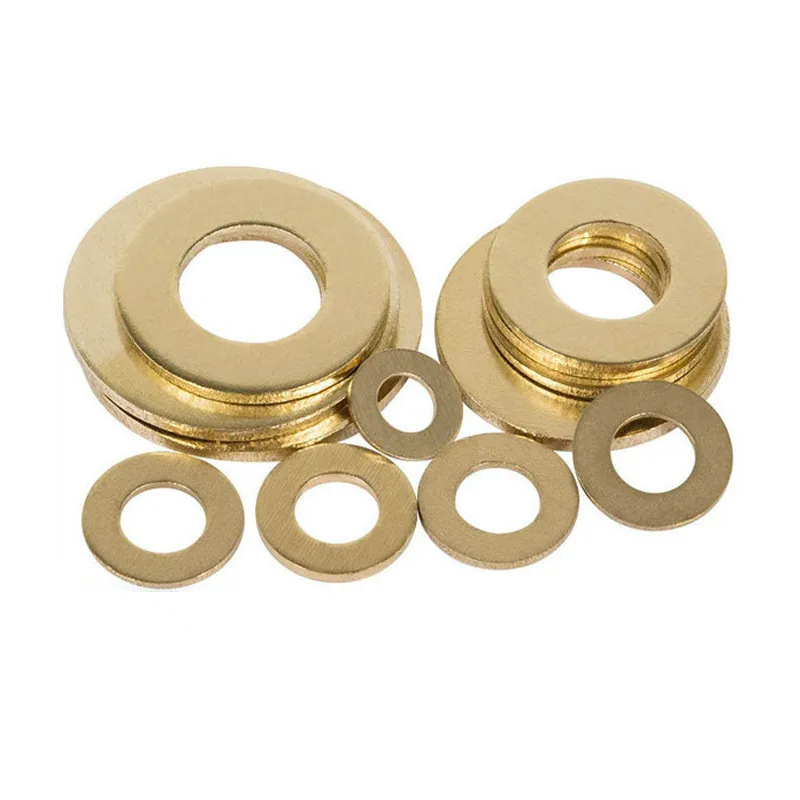 M2 M2.5 M3 M4 M5 M6 M8~M20 Brass Flat Washer Metric General Purpose Plain Washers