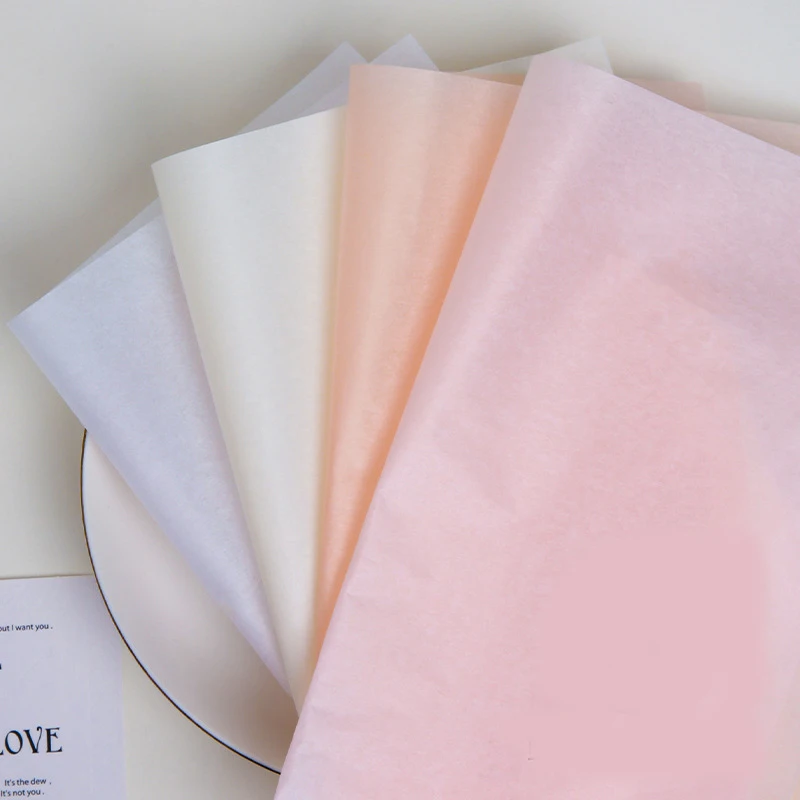 Recyclable Coated Craft Paper Roll Custom Printed Logo Flower Bouquet Newspaper Tissue Paper for Gift Wrapping