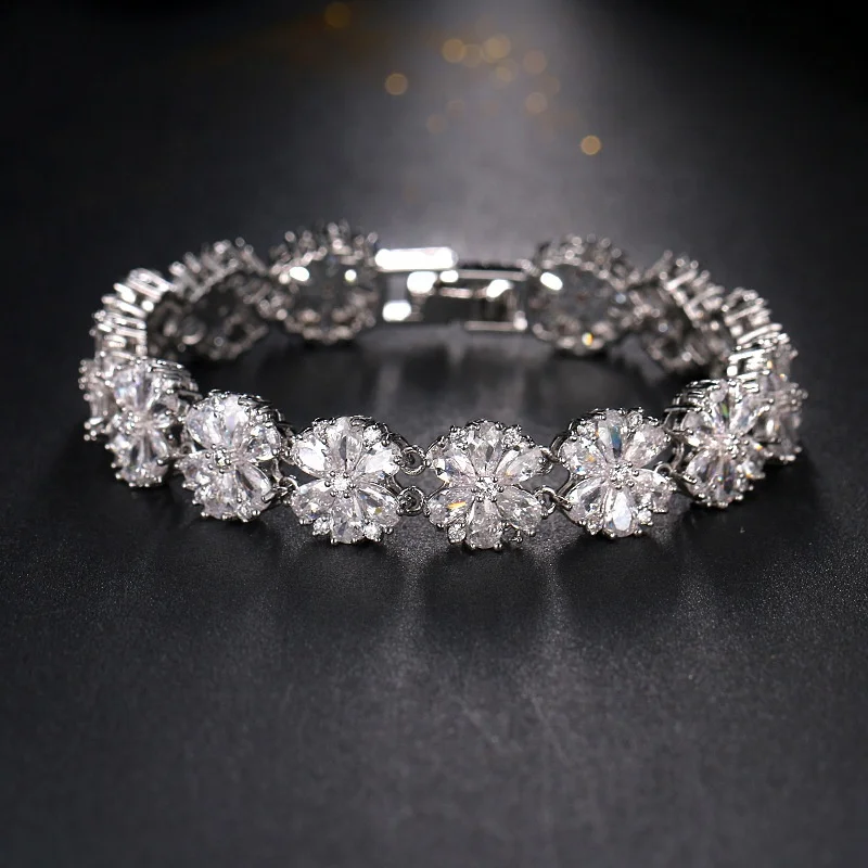 TONGYI Bridal Bridesmaid Alloy Cheap Unique Bracelet Elegant Charm Bracelets Jewelry