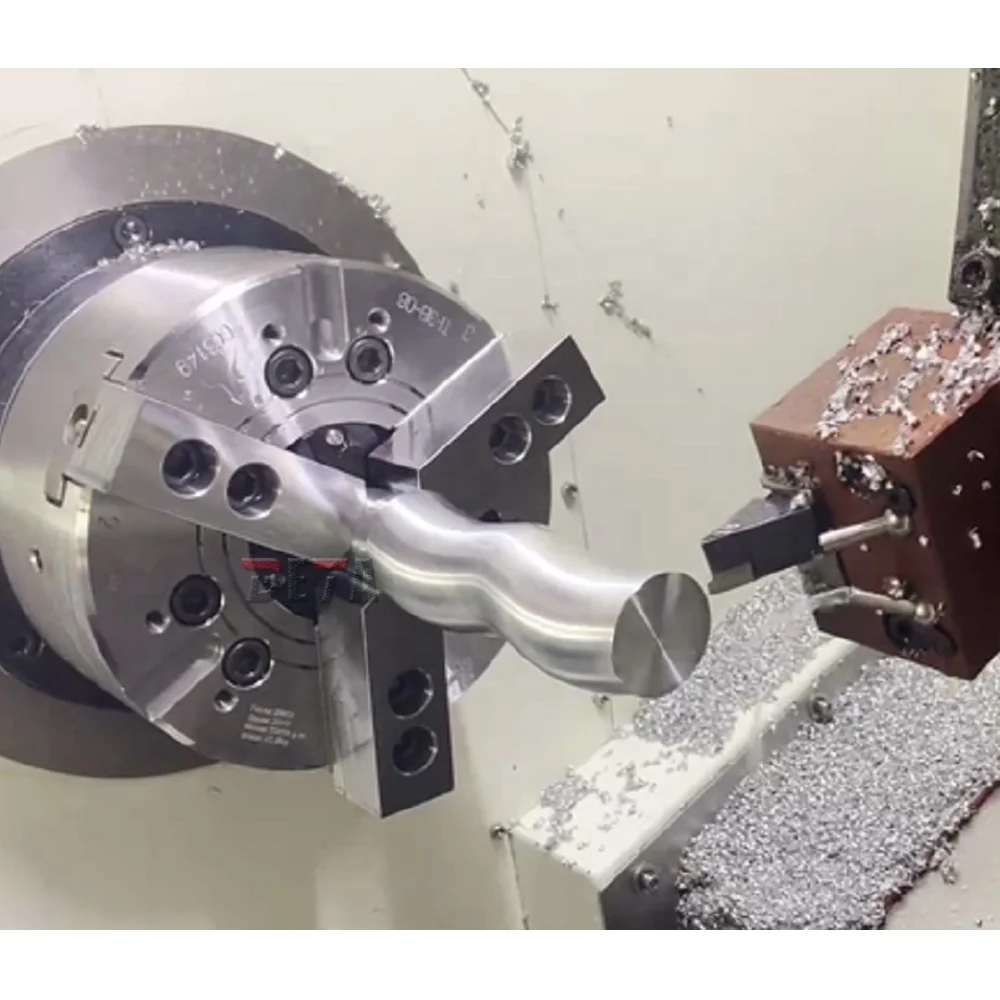 China New CNC Automatic C-axis Living Tool Slant Bed Metal CNC Lathe Machine Y axis