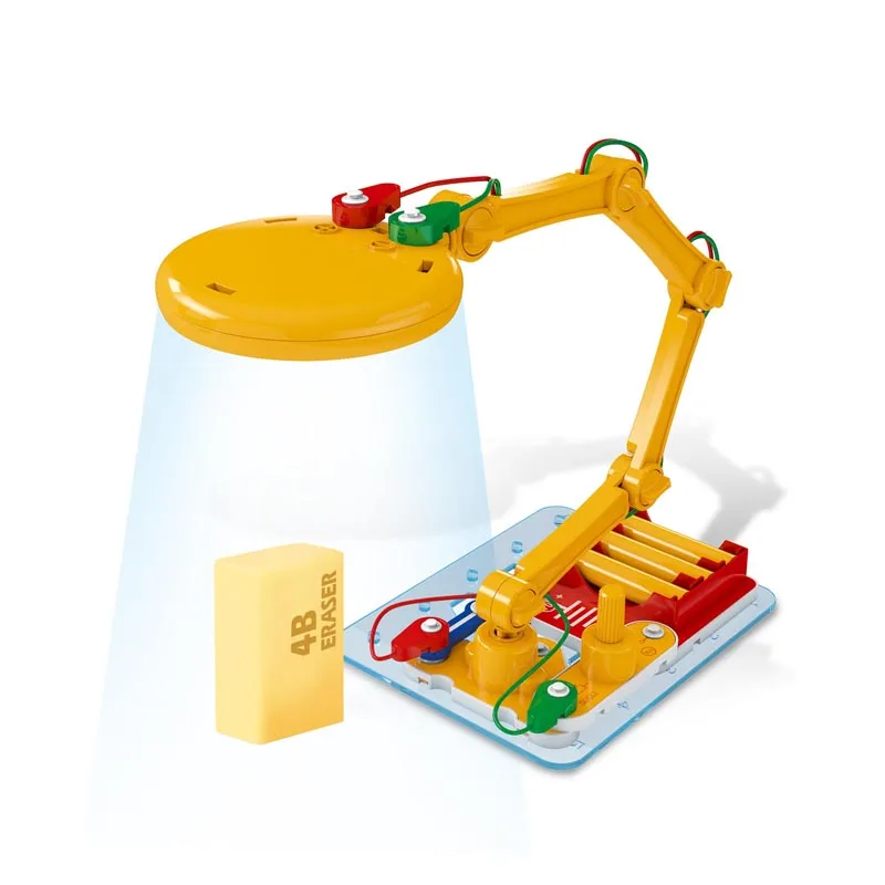 Kid learning diy experiment buckle circuits shadowless lamp educational physical circuits science toys