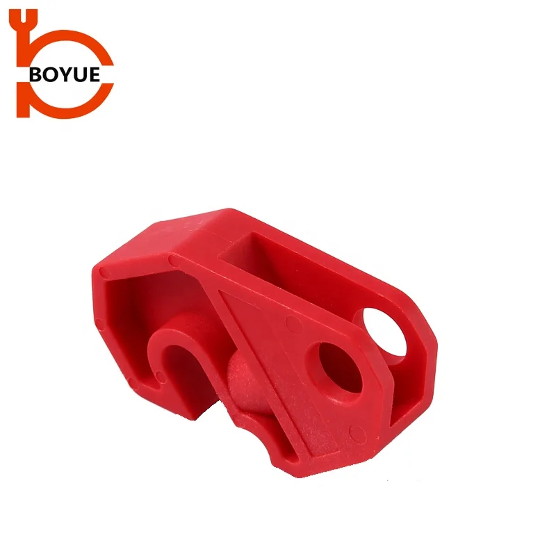 Boyue Factory Miniature Circuit Breaker Lockout Devices Nylon PA Safety MCB Locks for Industrial Use
