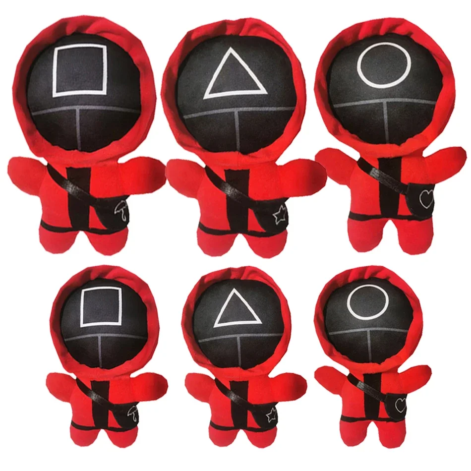 23 см игра кальмар мягкая плюшевая кукла мягкая кукла, декор мультяшной комнаты в Корейском стиле для Хэллоуина Рождественская игрушка для детей подарок