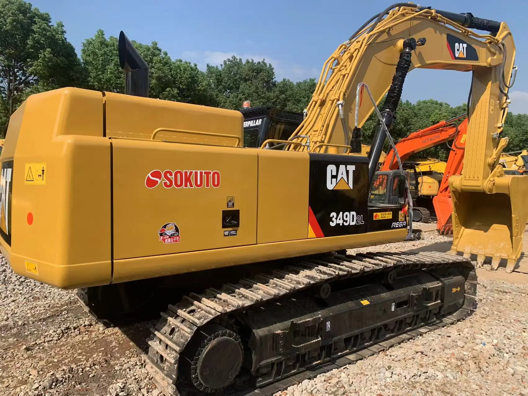 Used Mining Machine Used 50Ton Caterpillar Brand Excavator CAT349D2L Excavator with Better Review for sale