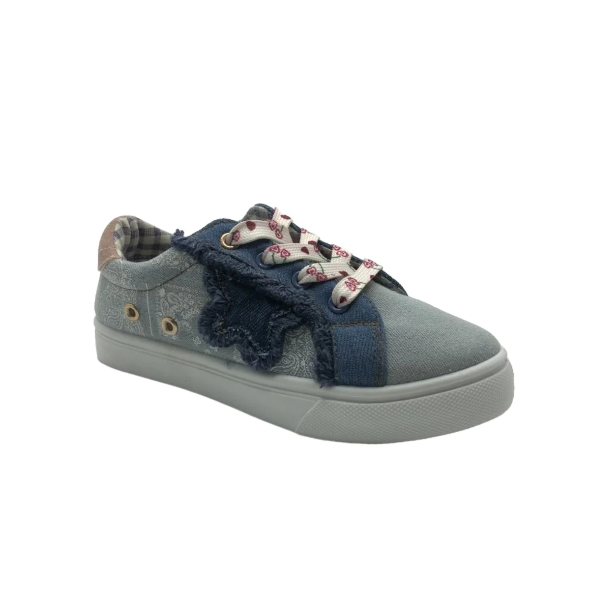 princess casual shoes for girls mid-high kids shoe Lightweight Comfortable lace up shoe