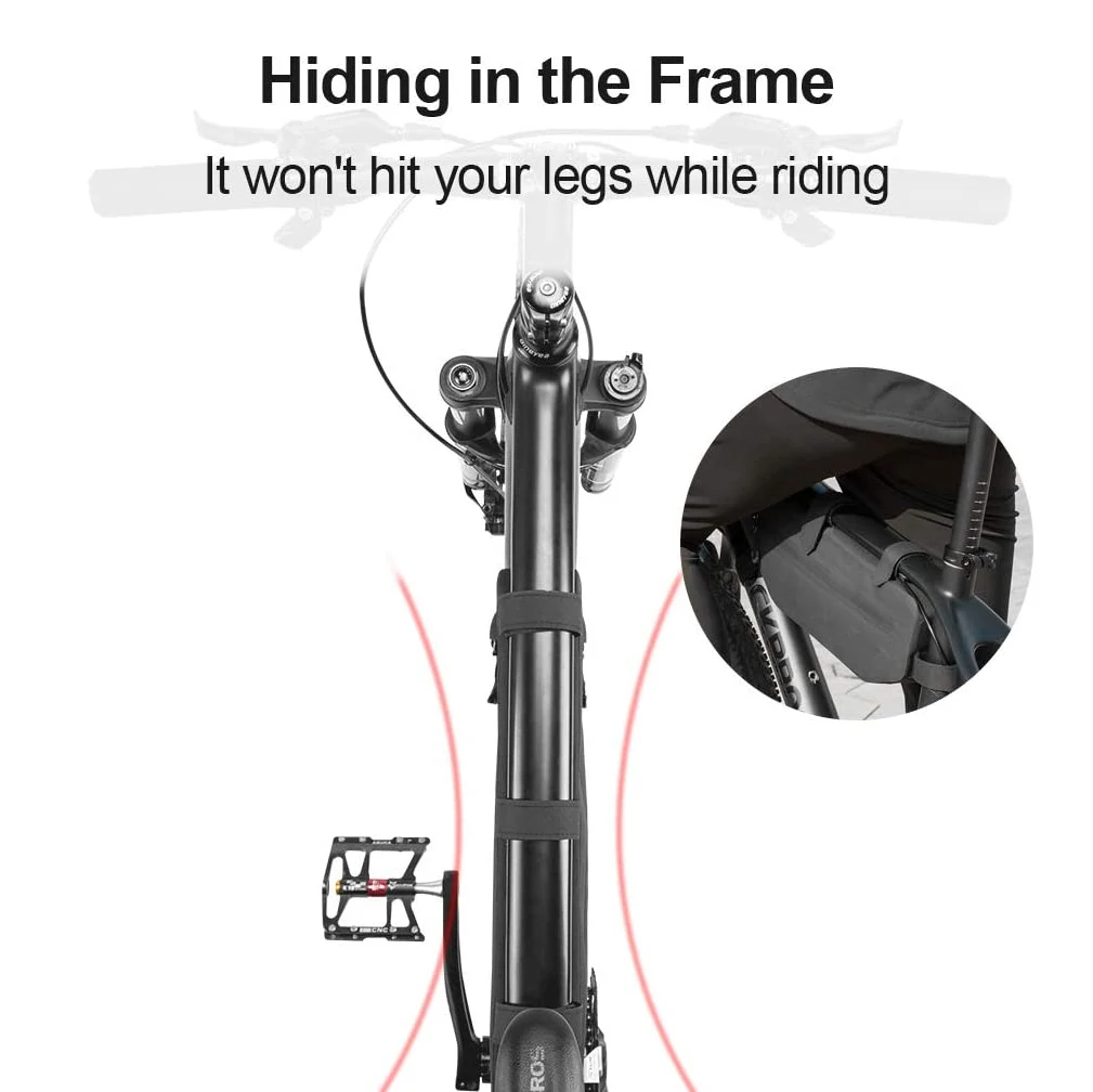 Waterproof Bike Triangle Frame Bag Bicycle Under Top Tube Bag Corner Pouch Storage Bag