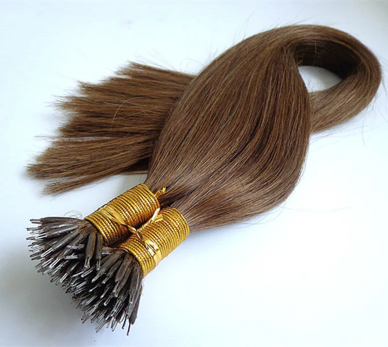 Wholesale Price Nano Ring Hair Extensions virgin cuticle full 100% human remy hair 1Gram strand