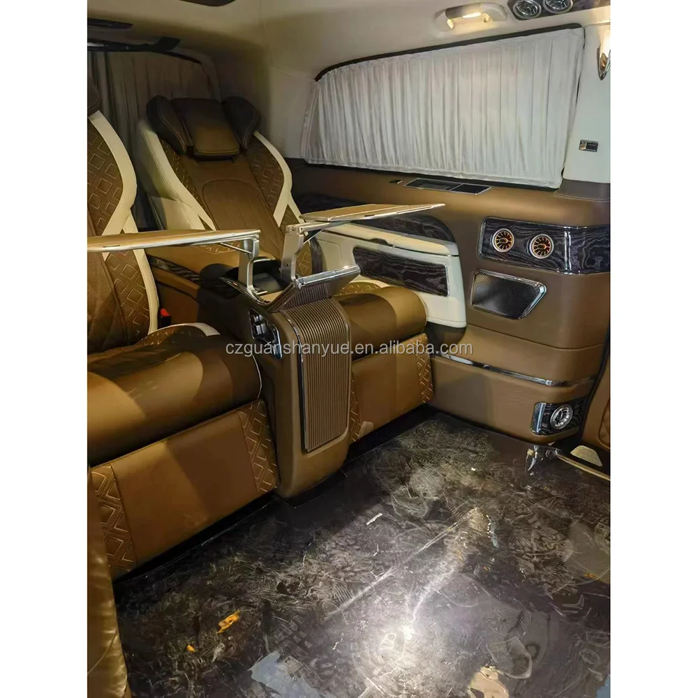 Vito Luxury Car Armrest V Class Center Console Armrest Storage Box With compressor refrigerator For V class V250 V260 W447