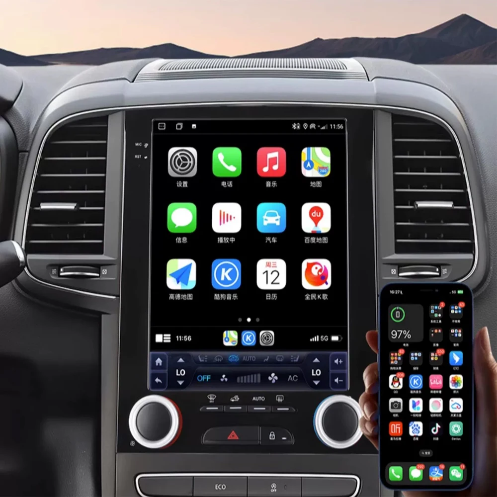 9.7 Inch Dashcam With Wireless Carplay Car Dvd Radio Android Car Dvd Player