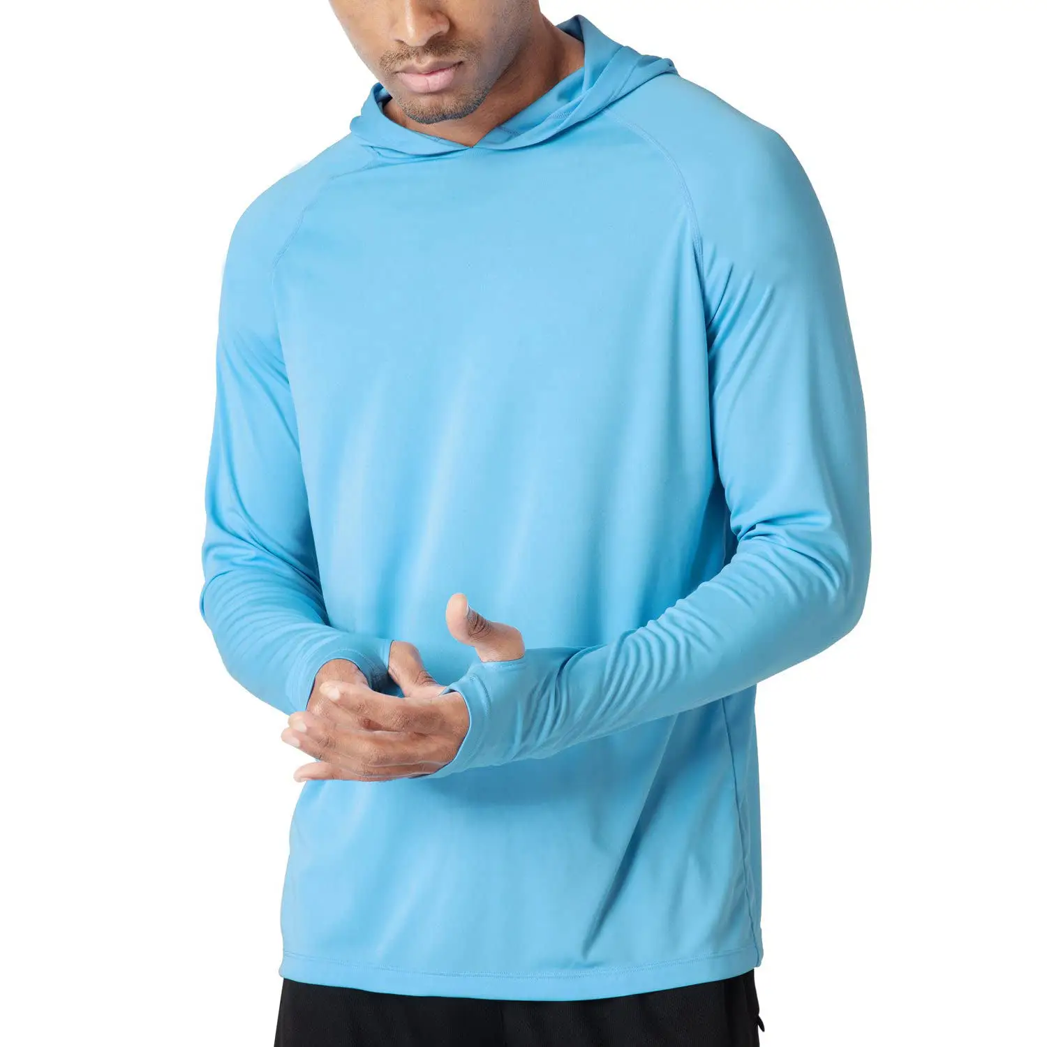 Мужская УФ-толстовка с капюшоном