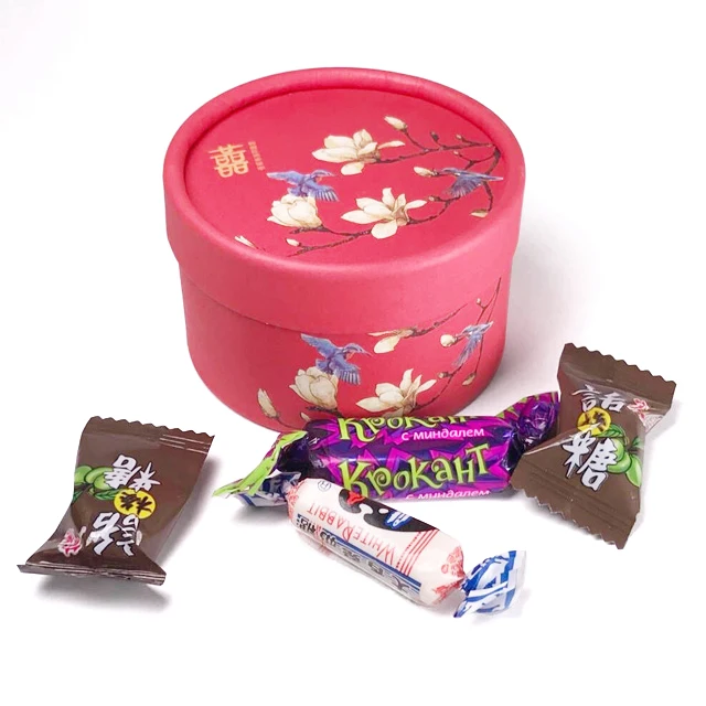 Fancy design  color printed paper cardboard biodegradable customized food grade box