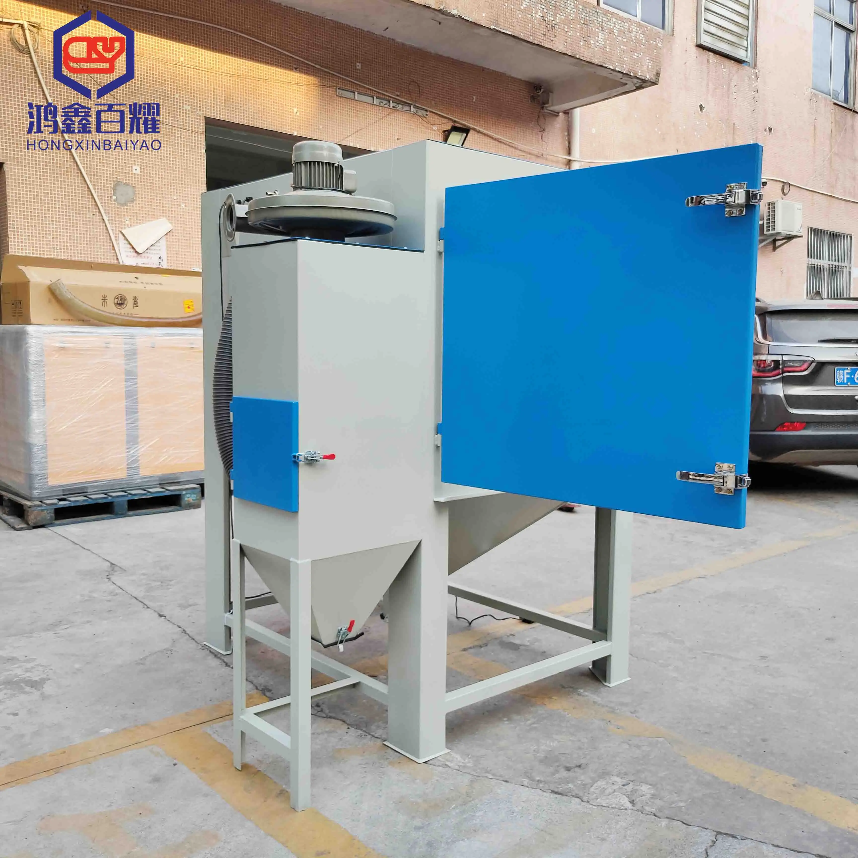 Пескоструйная машина Пескоструйный контейнер Поставка пескоструйный шкаф по индивидуальному заказу